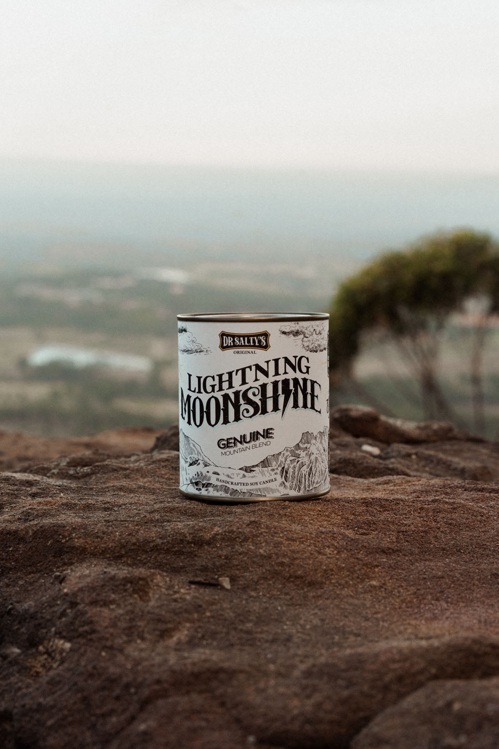 Dr Salty's Lightning Moonshine Handcrafted Soy Candle