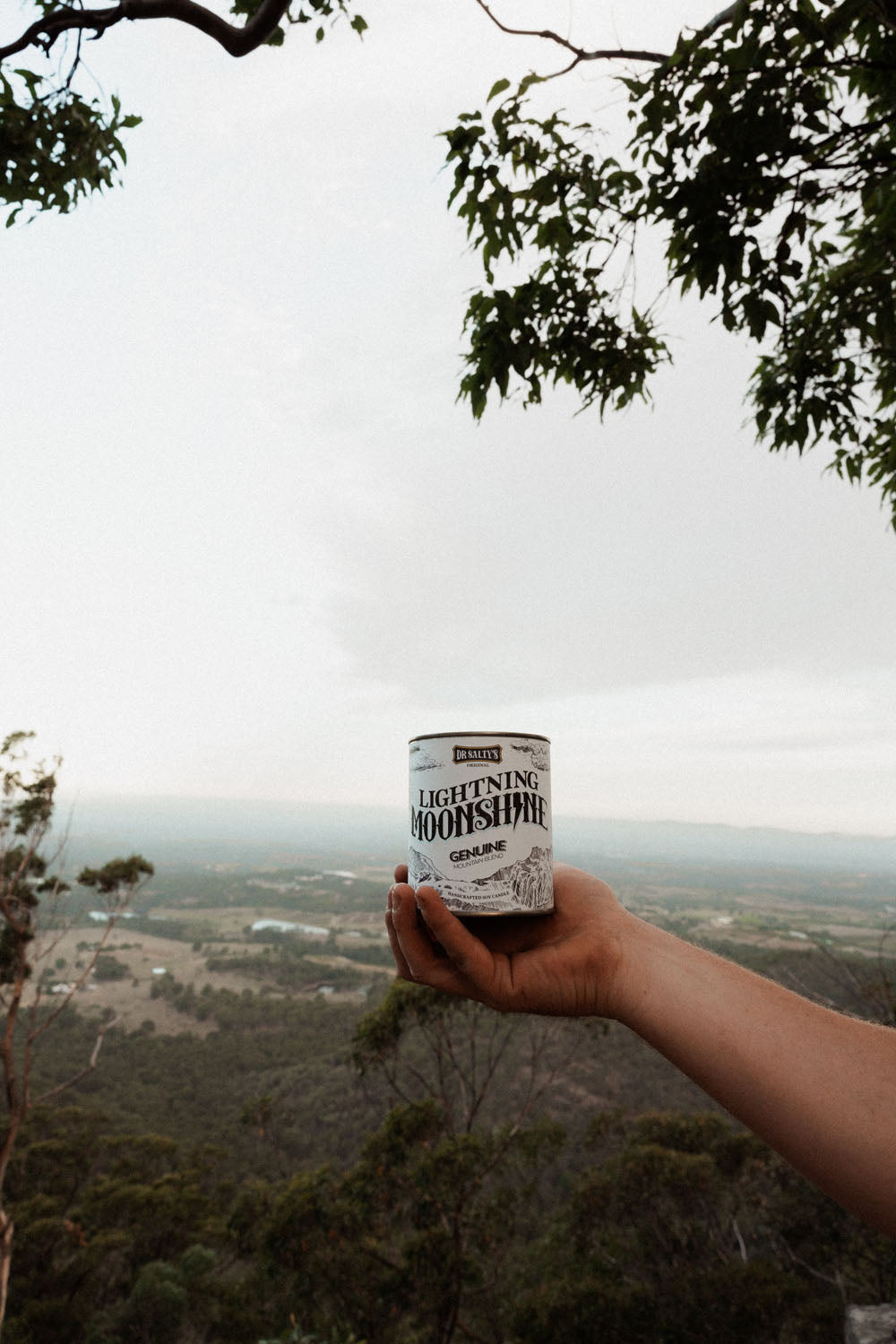Dr Salty's Lightning Moonshine Handcrafted Soy Candle