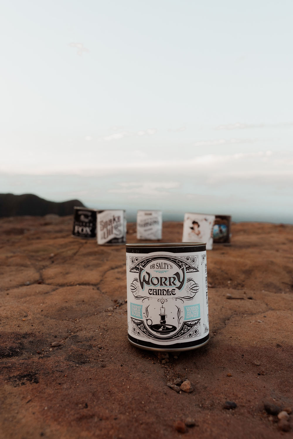 Dr Salty's Worry Candle Handcrafted Soy Candle
