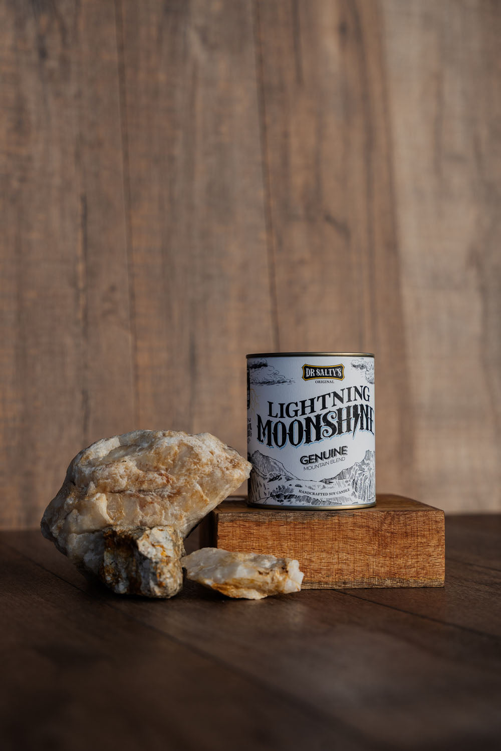 Dr Salty's Lightning Moonshine Handcrafted Soy Candle