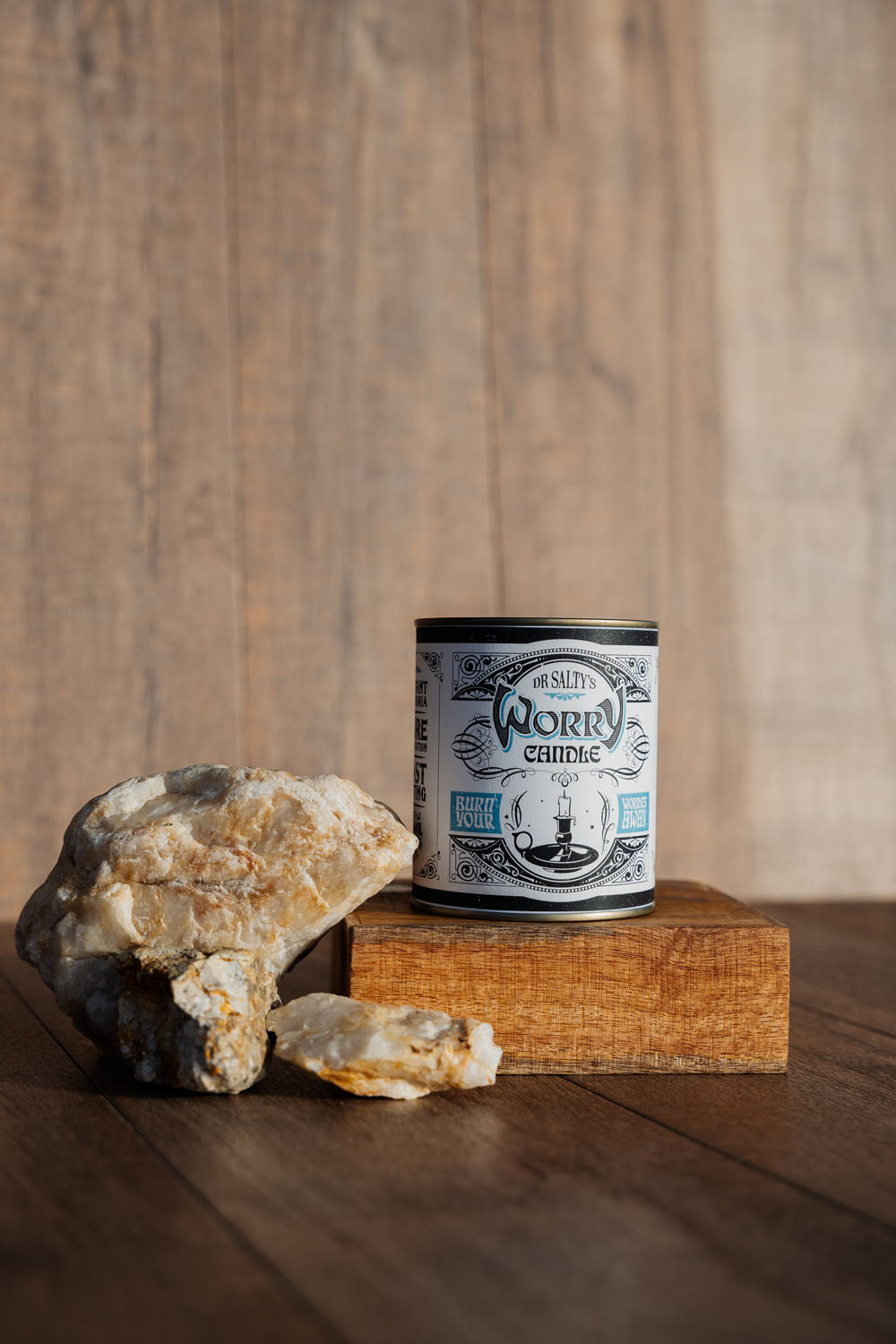 Dr Salty's Worry Candle Handcrafted Soy Candle